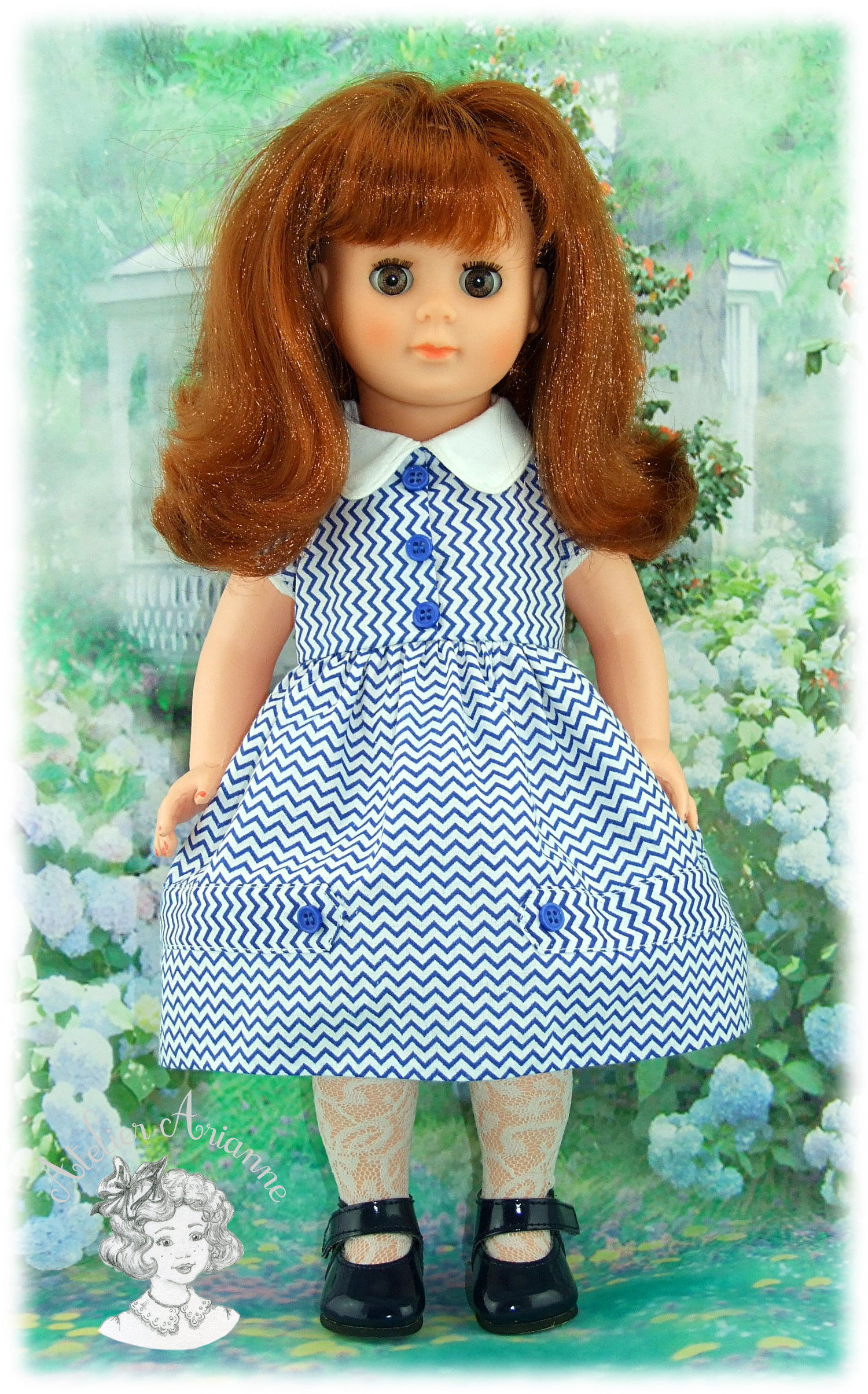 Tenue pour poupée Françoise de Modes et Travaux-Juin 1957