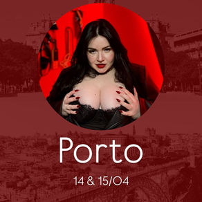 Dominadora Profissional no Porto: Tour 14 e 15 de Abril 2026