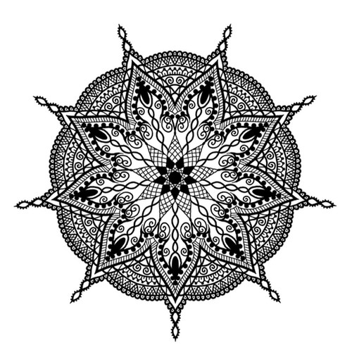 Malvorlage "Mandala 8" more lines by petra Malvorlage "Mandala 8" more lines by petra