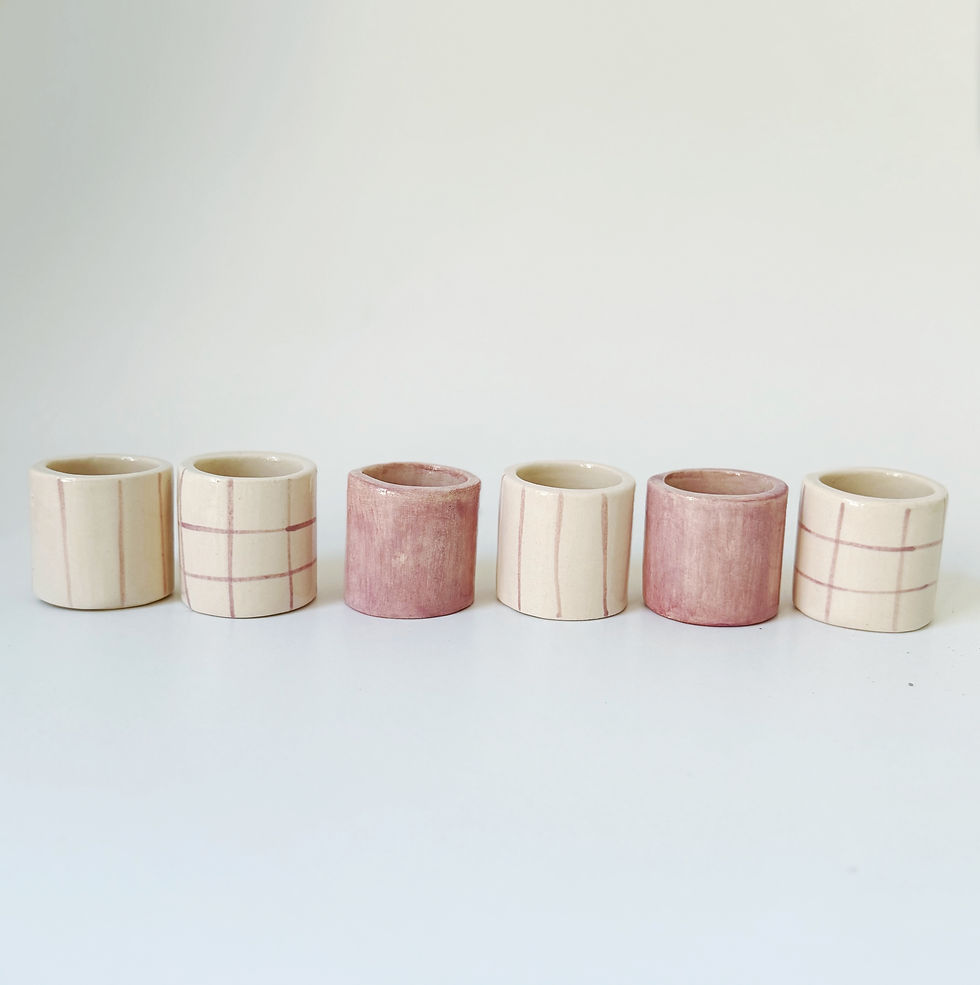 Miniatura: Pack por 6 servilleteros peony