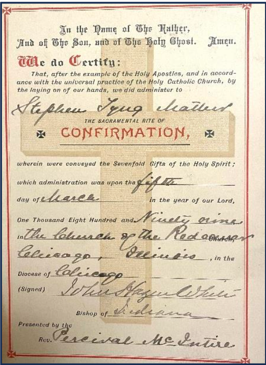 On any given Sunday…Where the Mathers preached and worshiped