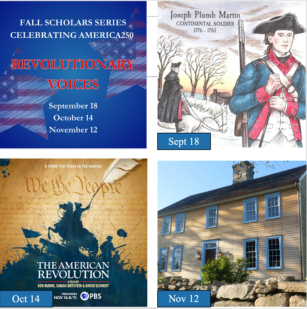 Fall Scholars Series: Revolutionary Voices (3 events)