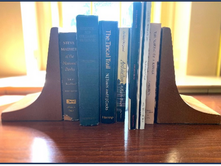Sometimes bookends tell a story too. Revisiting an NPS gift to Bertha Mather McPherson