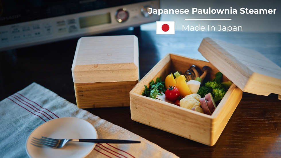 Japanese Paulownia Steamer for Daily Meals