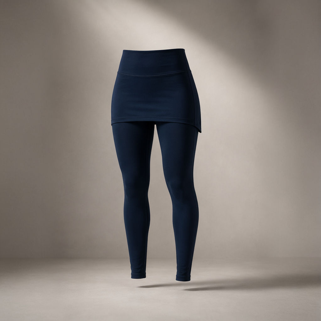 Saia-Calça Esportiva Feminina de Cintura Alta