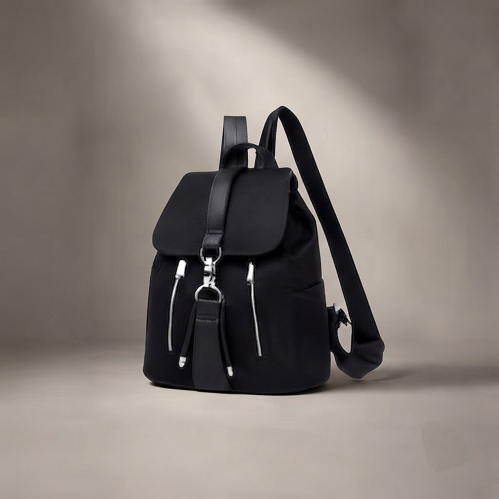Mochila Feminina em Nylon Impermeável