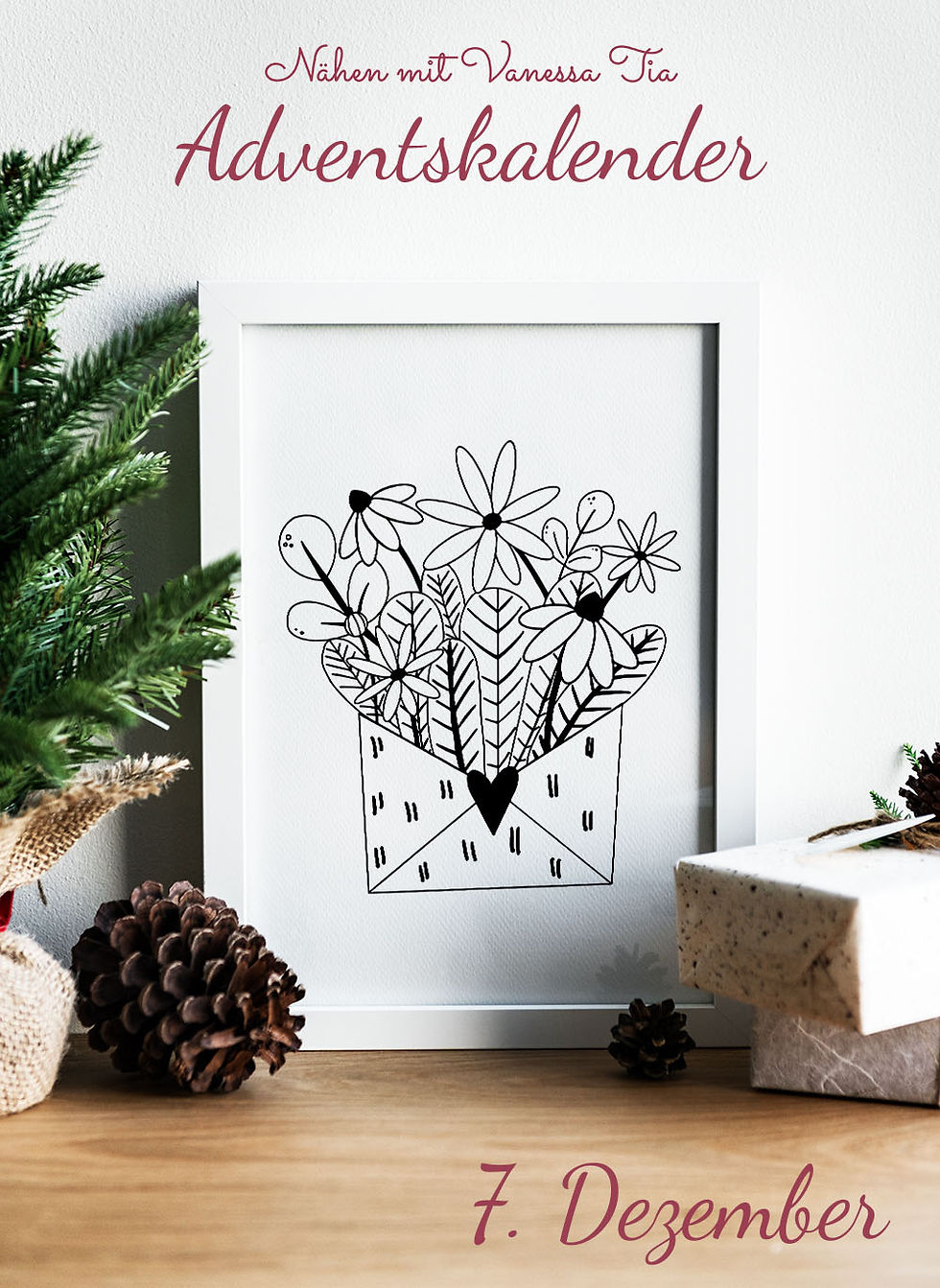 Blumenpost - Blumen im Umschlag