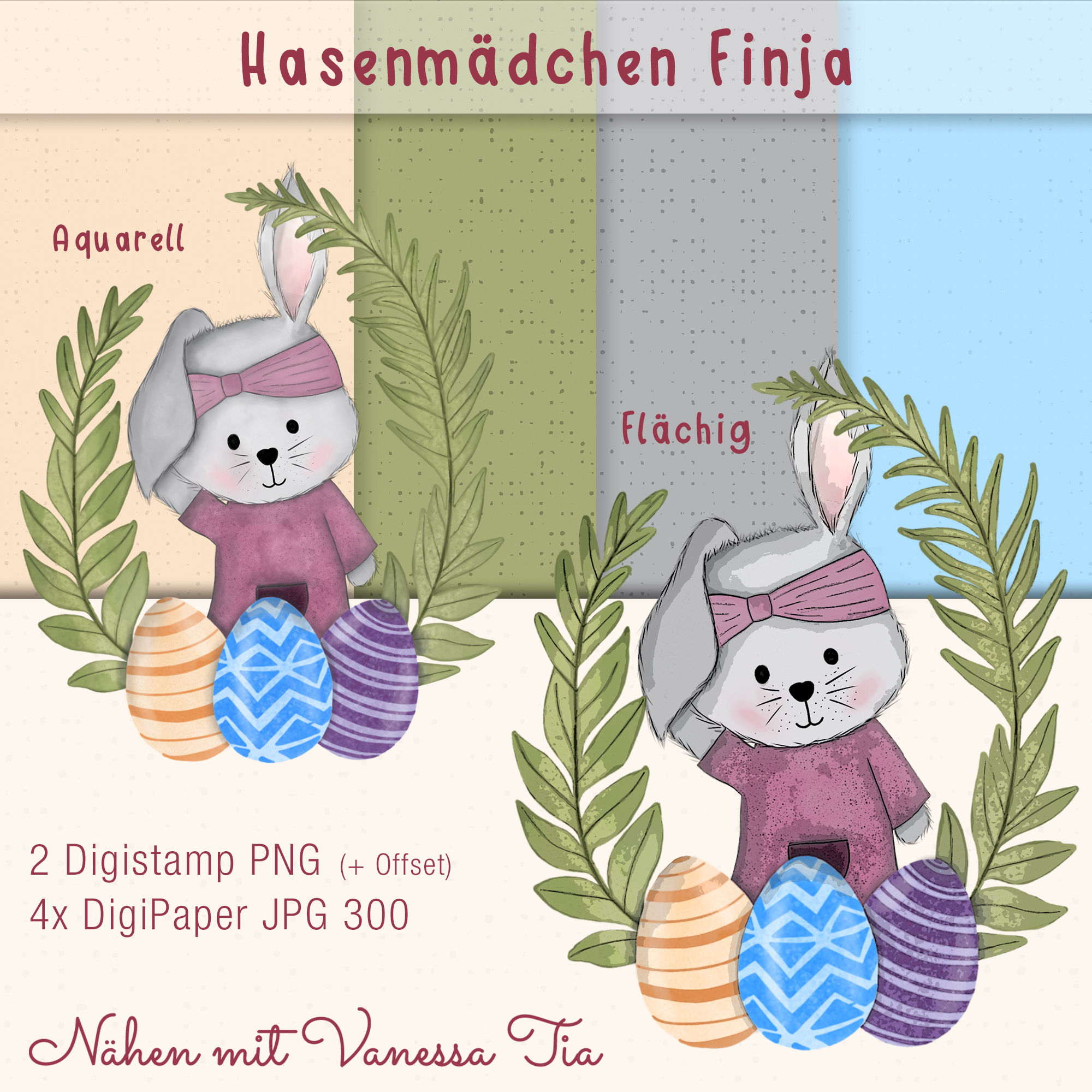 Hasenmädchen Finja | Digiset