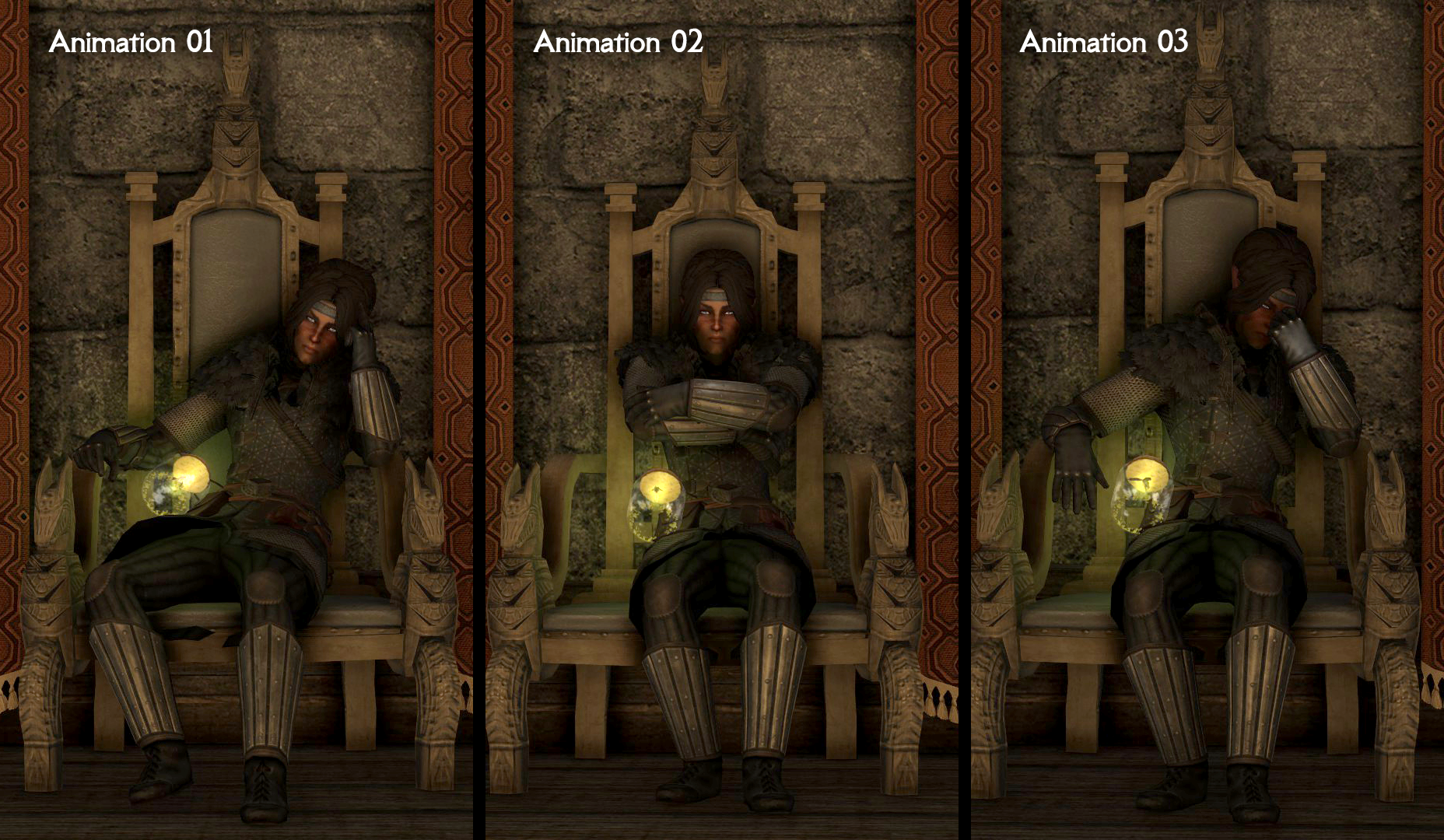 Jarl Sitting Animation Replacer - Vanill