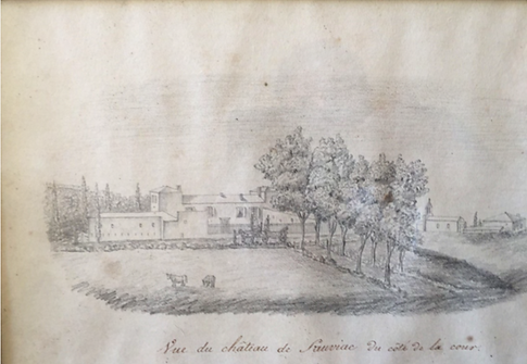 Le château côté cour, avant les trans