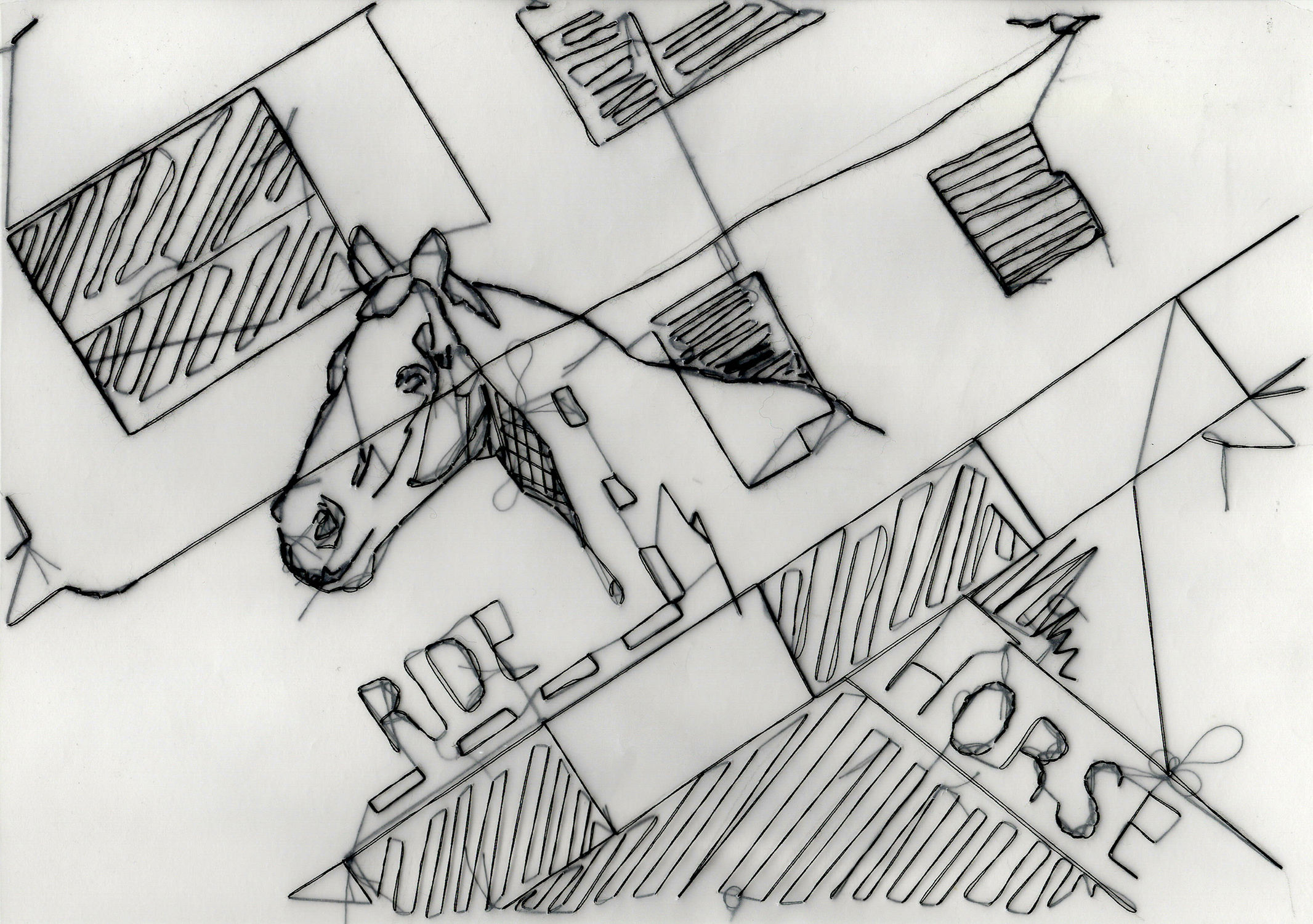 Admiralty Arch Horse Embroidery