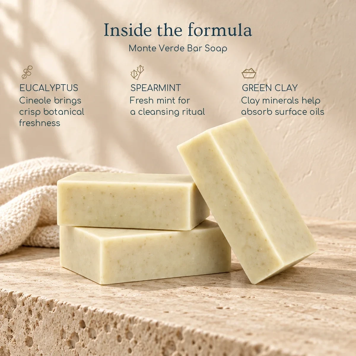 Monte Verde Bar Soap — formula details