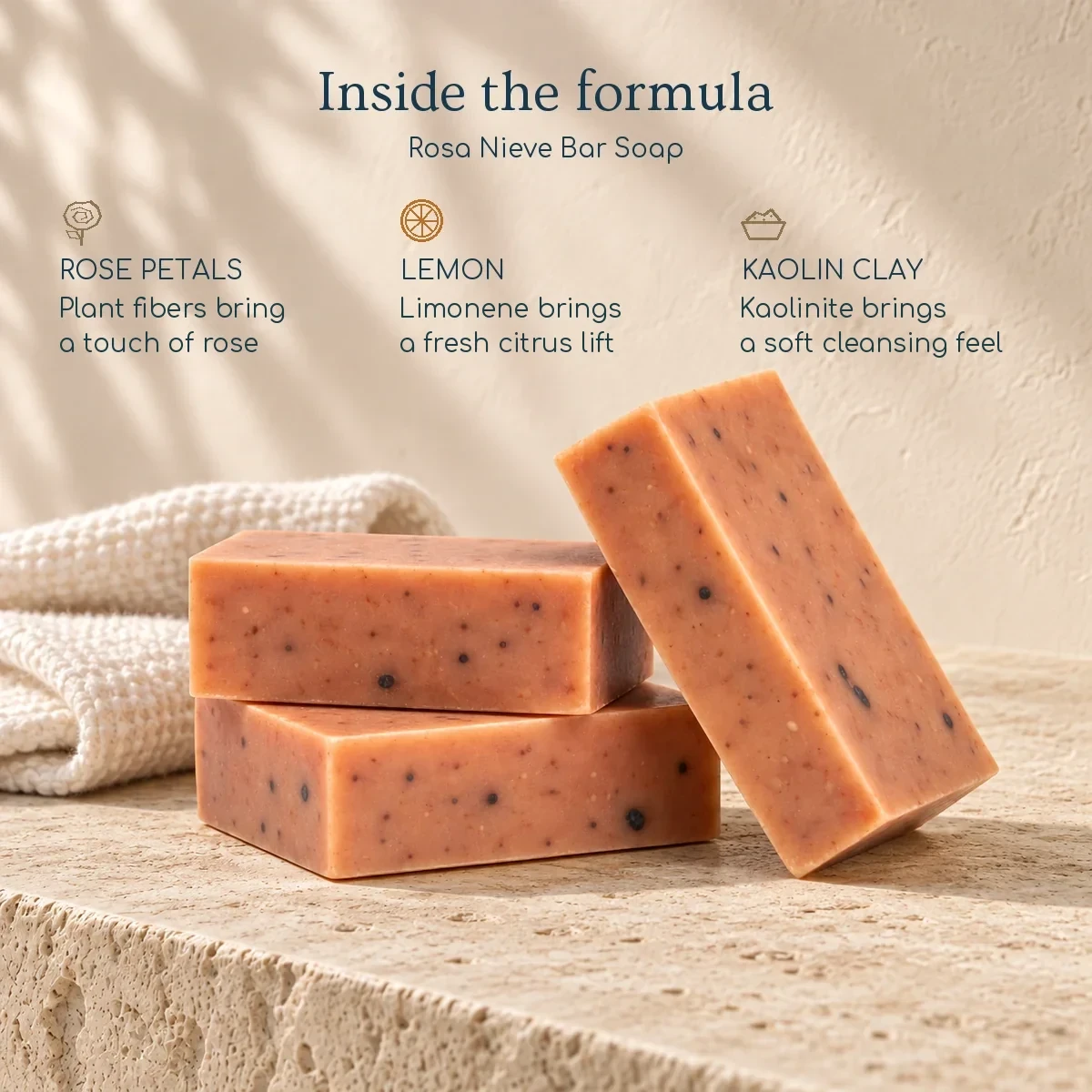 Rosa Nieve Bar Soap — formula details