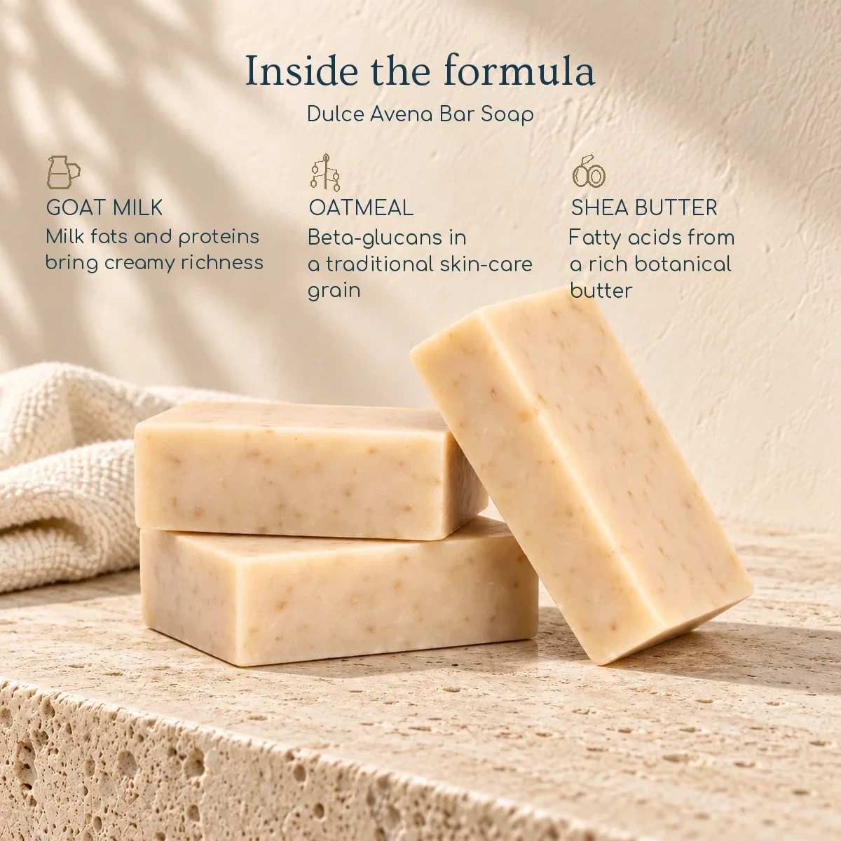 Dulce Avena Bar Soap — formula details