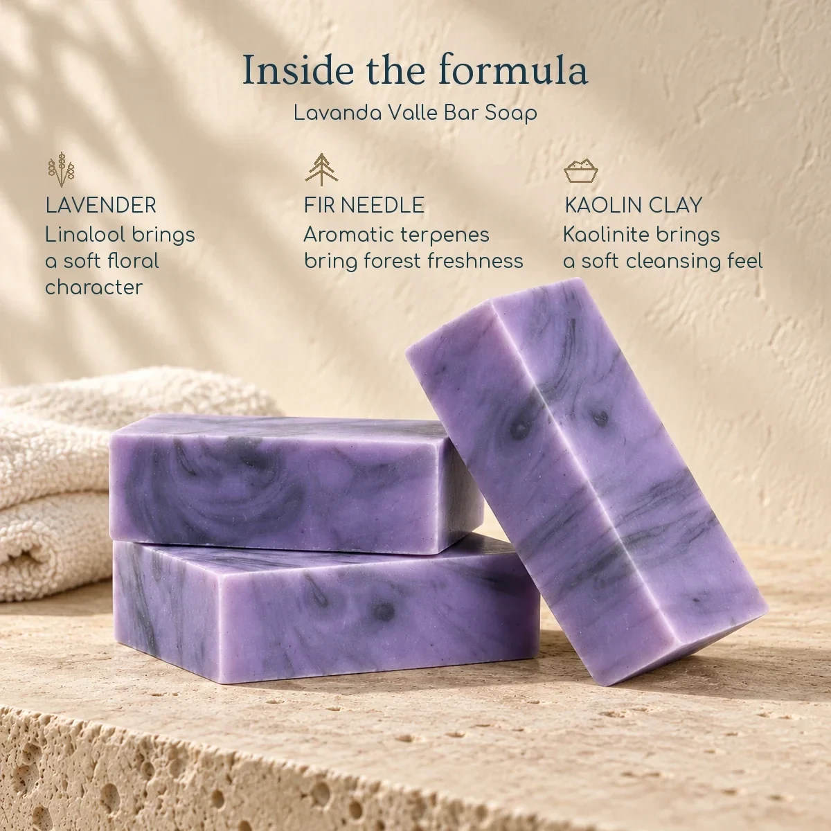 Lavanda Valle Bar Soap — formula details