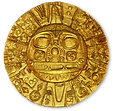 Inca gold medalion