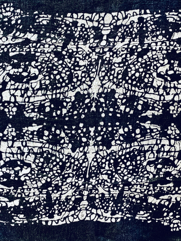 Katazome workshop for Selvedge Magazine, 11th July 2020