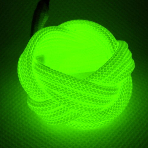 Thumbnail: Neon Green Luminescent Turks Head Scout Woggles