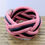 Thumbnail: Pink and Black Small Leather Woggle