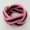 Thumbnail: Pink and Black Small Leather Woggle