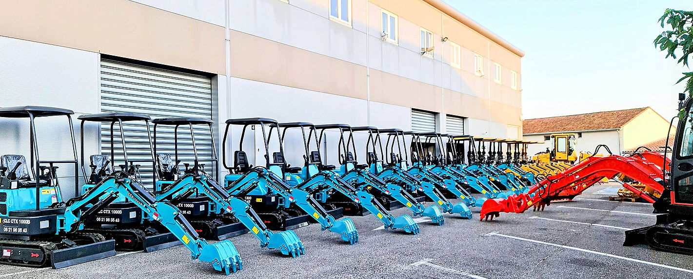 Lot 35 mini pelles CLC MACHINERY