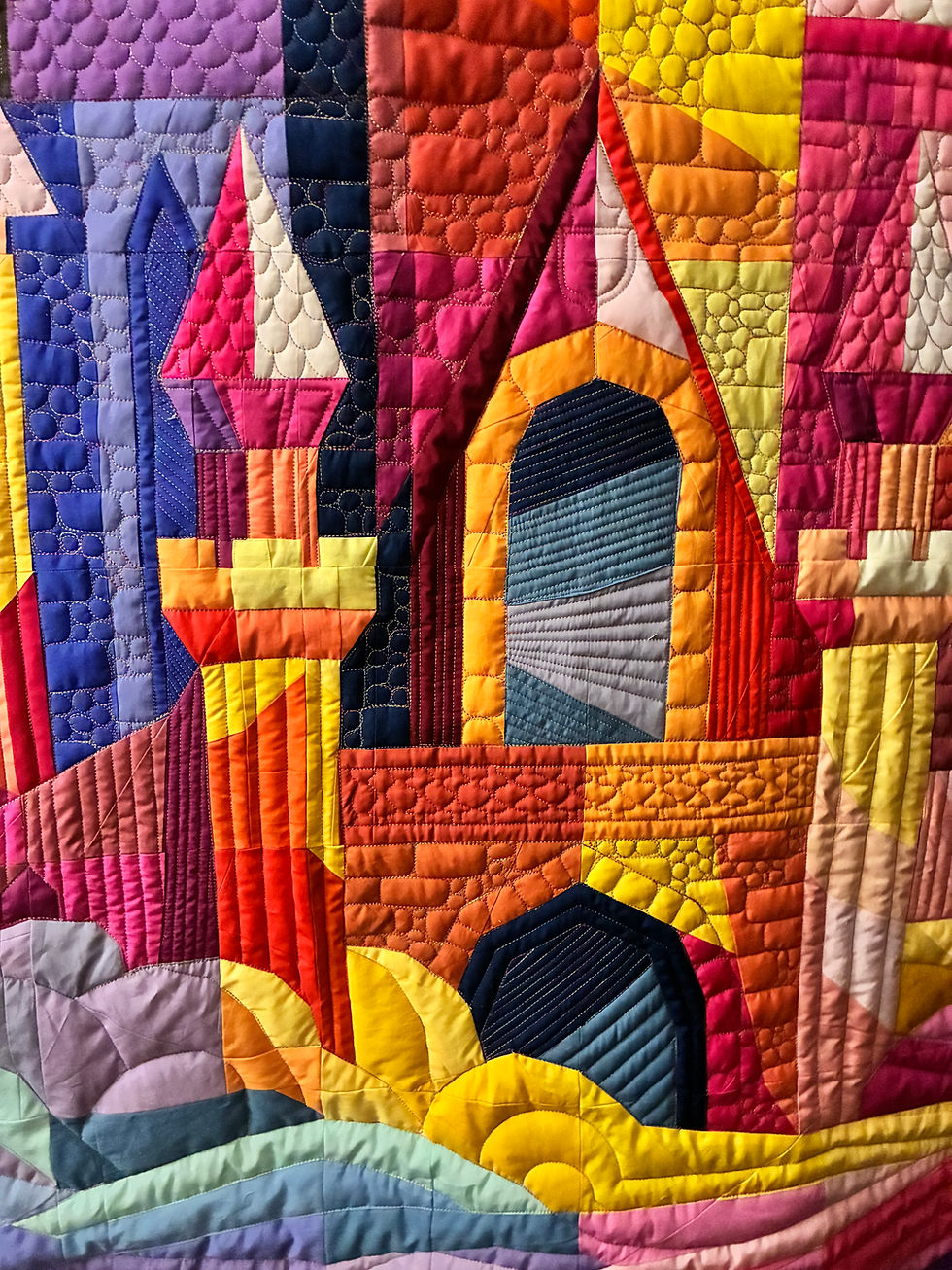 Thumbnail: Castle Dreamer Quilt Top Pattern