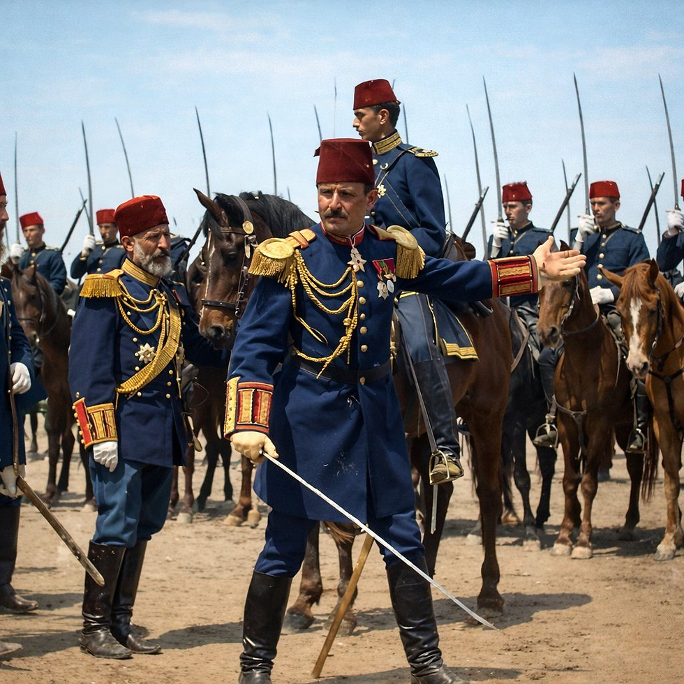 Osmanski vojnici u Palestini, 1917.