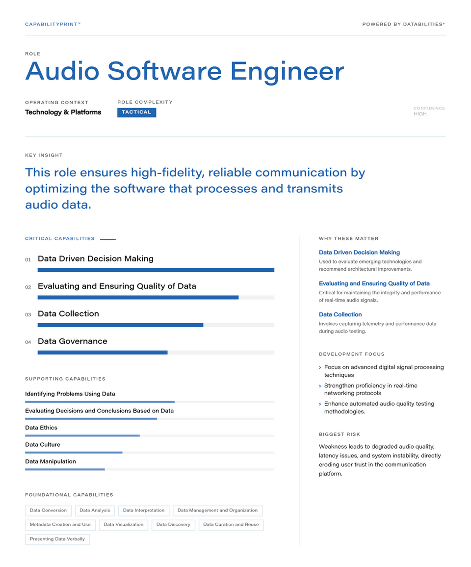 Audio Software Engineer