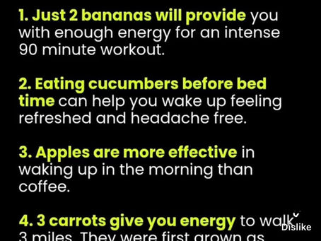 FOOD FACTS I bet you didn’t know!