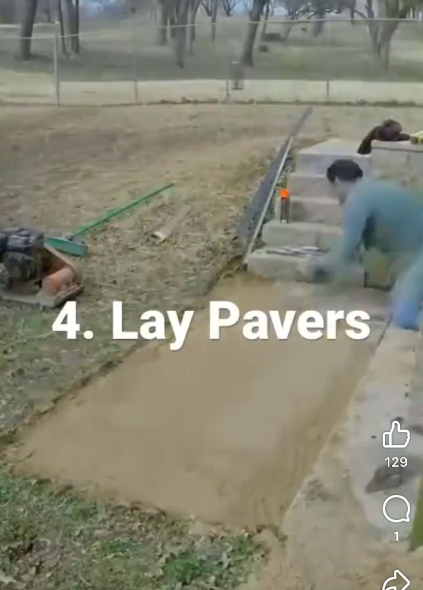 LAY PAVERS
