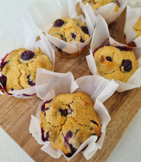 Cupcakes de arándano