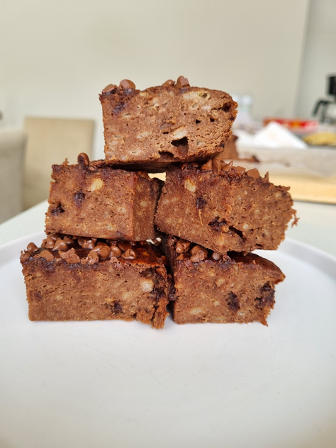 Brownie saludable (3 ingredientes)