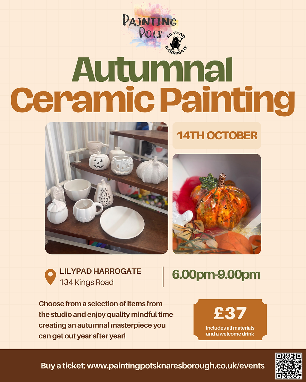 Autumnal Ceramic Painting