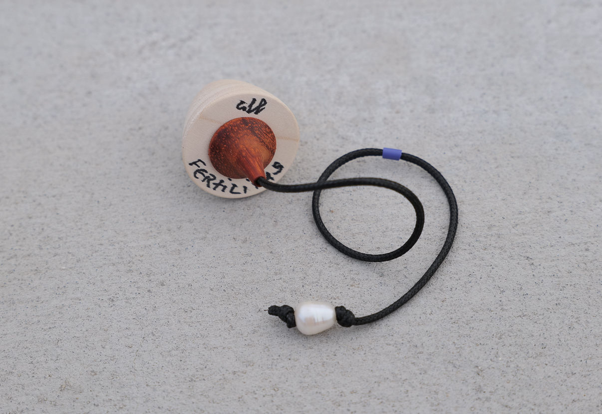 Pendel Holz weiss und rot