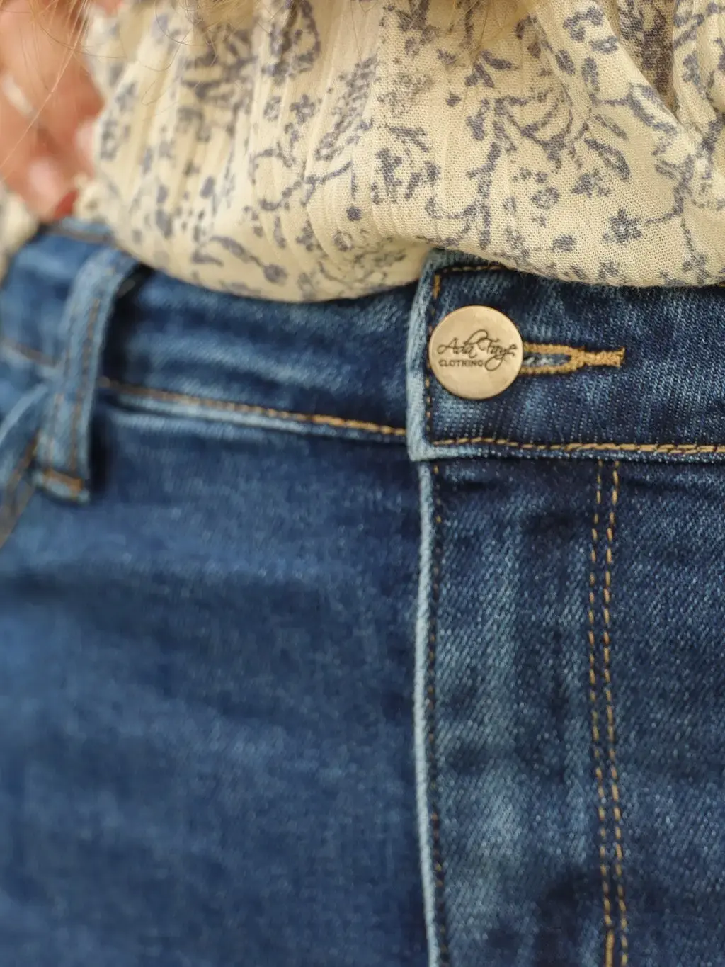 Denim Skirt- Dark