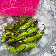Grilled Shishito Peppers (Blistered, restaurant style)