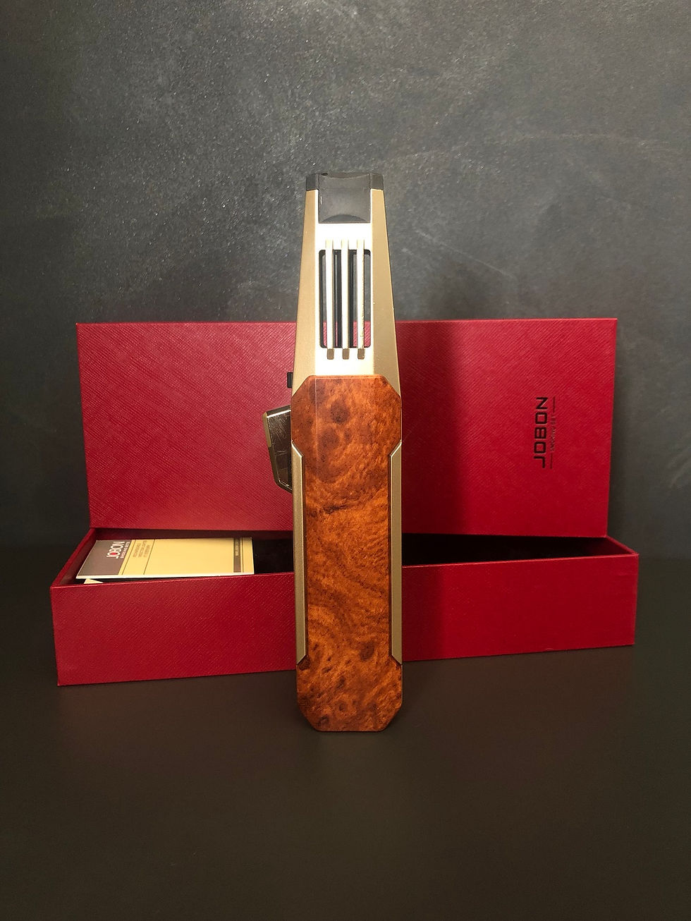 Miniatura: Super Maçarico Portátil Chama De Alta Propulsão Churrasco Nf - Dourado