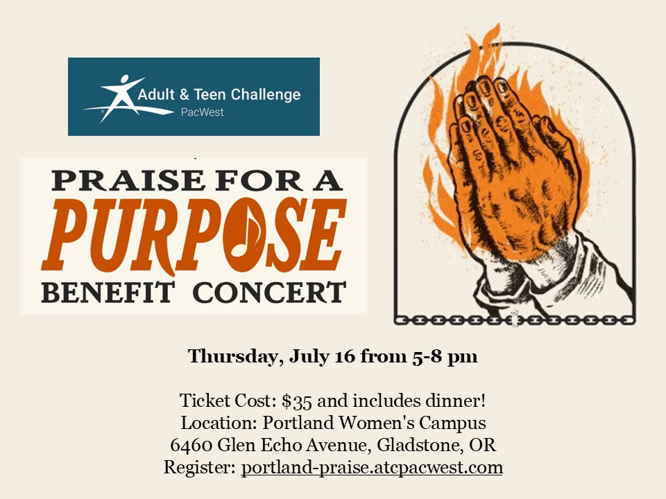 Adult & Teen Challenge Fundraiser: Benefit Concert