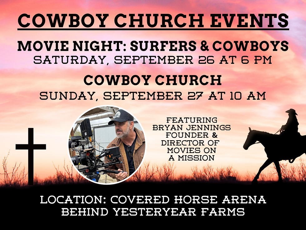Cowboy Church Events 2026