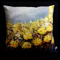 Cushion "Yellow Garden"