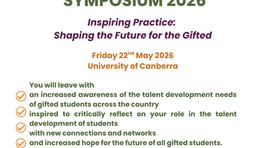 CANBERRA"GIFTED AWARENESS WEEK'SYMPOSIUM 2026
