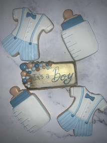Baby boy shower.