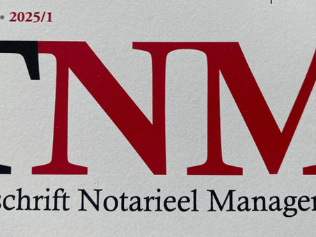 Persoonlijkheidstests als instrument voor sterk leiderschap (artikel in Tijdschrift Notarieel Management)