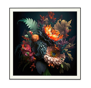 Vintage flower blooms