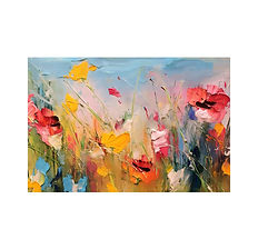 Summer Meadow – Expressive Floral Landscape