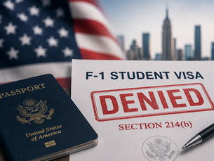 F-1 Student Visa Denied: Reasons, Section 214(b), and How to Reapply Successfully