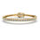 Thumbnail: 4 Prong Diamond Tennis Bracelet Set in Yellow Gold