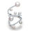 Thumbnail: Dancing Pearls Ring 2 Sliver