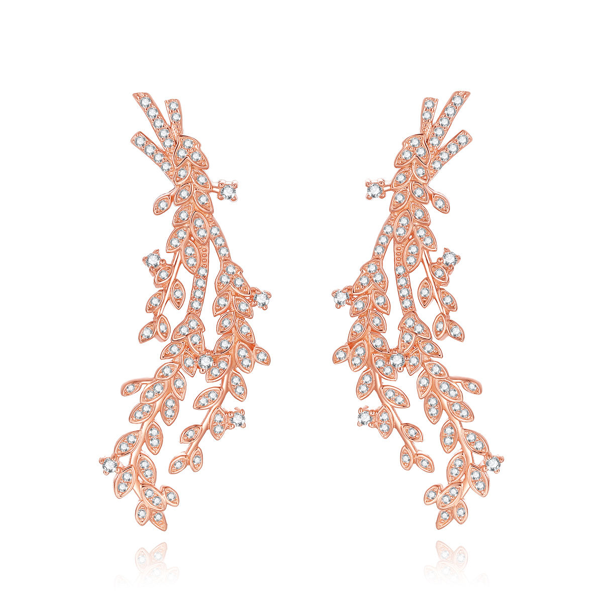 Summer Flowers Earring Rose Gold