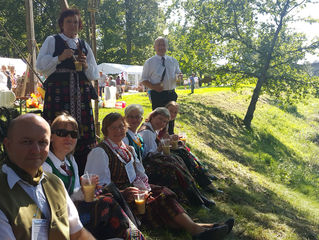 Skriaudžių "Kanklės" - tarptautiniame folkloro festivalyje "Ant vandens"